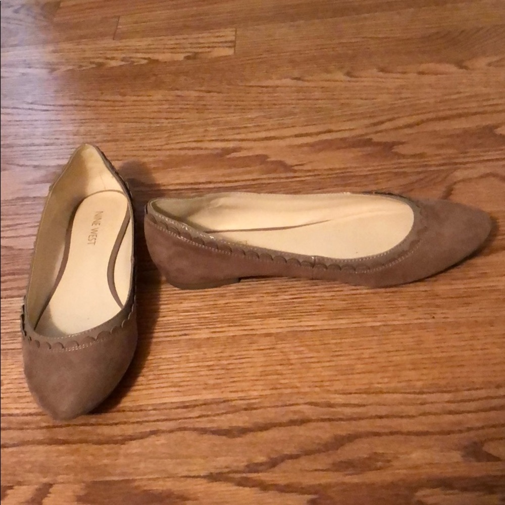 Nude flats.